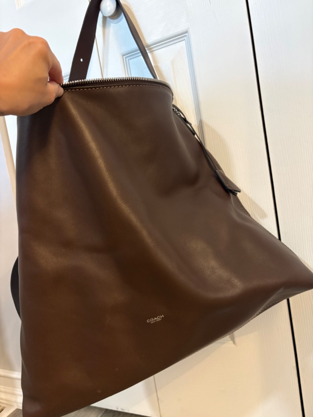 Coach Mott Messenger in Maple - Picture 6 of 13